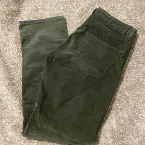 Men’s Vince Olive Corduroy Trousers